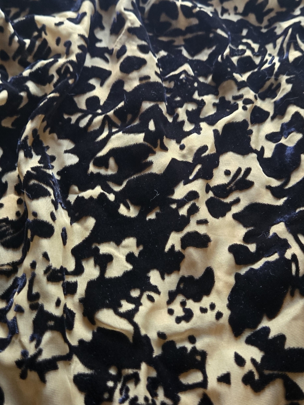 Joseph Ribkoff Burnout Velvet Devoré Boho Peasant Blouse- Size 16 - Picture 4 of 7